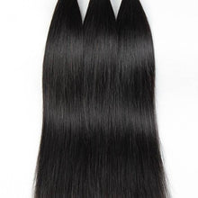 Load image into Gallery viewer, PREMIUM QUALITY 10-30 Inches Straight 100% Virgin Malaysian Hair 1B Natural Black