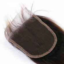 Load image into Gallery viewer, PREMIUM QUALITY 10-16 Inches 4" x 4" Body Wave Free Part Lace Closure #1B/613