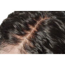 Load image into Gallery viewer, PREMIUM QUALITY #1B 10-14 Inches Pre-Plucked 13"x4" Lace Front Water Wavy Bob Wigs 150% Density