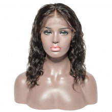 Load image into Gallery viewer, PREMIUM QUALITY #1B 10-14 Inches Pre-Plucked 13"x6" Full Frontal Lace Wig Natural Wavy wig