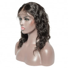 Load image into Gallery viewer, PREMIUM QUALITY #1B 10-14 Inches Pre-Plucked 13"x6" Full Frontal Lace Wig Natural Wavy wig