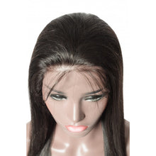 Load image into Gallery viewer, PREMIUM QUALITY #1B 10 - 22 Inches 13"x6" Silk Straight Frontal Lace Wig