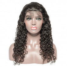 Load image into Gallery viewer, PREMIUM QUALITY #1B 14-24 Inches 13x6 Density Water Wavy Frontal Lace Wig