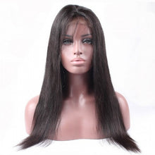 Load image into Gallery viewer, PREMIUM QUALITY #1B 360 Lace Lace Wig 14-24 Inches Straight Brazilian hair