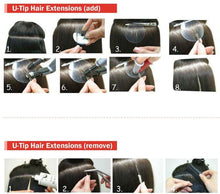 Load image into Gallery viewer, PREMIUM QUALITY 16-24 Inches Straight Nail Tip Remy Human Hair Extensions colour #4 Chocolate brown