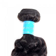 Load image into Gallery viewer, PREMIUM QUALITY 10-30 Inches Italian Curly 100% Peruvian Human Hair 1B Natural Black