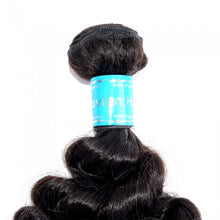 Load image into Gallery viewer, PREMIUM QUALITY 12-26 Inches Loose 100% Virgin Funmi Egg curls 100% Virgin Peruvian human hair colour 1B Natural Black