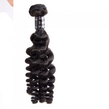 Load image into Gallery viewer, PREMIUM QUALITY 12- 26 Inches Funmi Egg Curls 100% Virgin Brazilian Hair 1B Natural Black