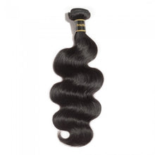 Load image into Gallery viewer, 10AA GRADE QUALITY 10-28 inches 100% Virgin Brazilian Human Hair Body wave weave 1B Natural black
