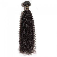 Load image into Gallery viewer, 10AA GRADE QUALITY 10-28 Inches Kinky Curly 100% Brazilian Human Hair 1B Natural Black