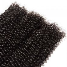 Load image into Gallery viewer, 10AA GRADE QUALITY 10-28 Inches Kinky Curly 100% Brazilian Human Hair 1B Natural Black