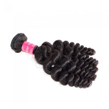 Load image into Gallery viewer, PREMIUM QUALITY 12-26 inches Funmi Egg curls 100% Virgin Indian Hair colur 1B Natural Black