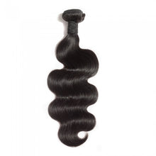 Load image into Gallery viewer, PREMIUM QUALITY 10-30 Inches Body Wave 100% Indian Human Hair Colour 1B Natural Black