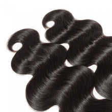 Load image into Gallery viewer, PREMIUM QUALITY 10-30 Inches Body Wave 100% Indian Human Hair Colour 1B Natural Black