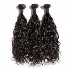 Load image into Gallery viewer, PREMIUM QUALITY 10-30 Inches Natural Wavy 100% Virgin Indian Hair 1B Natural Black
