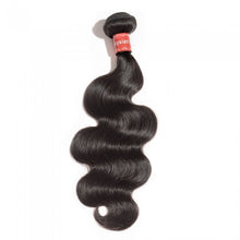 Load image into Gallery viewer, PREMIUM QUALITY 10-30 Inches Body Wave 100% Malaysian Human Hair 1B Natural Black