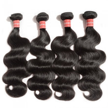 Load image into Gallery viewer, PREMIUM QUALITY 10-30 Inches Body Wave 100% Malaysian Human Hair 1B Natural Black