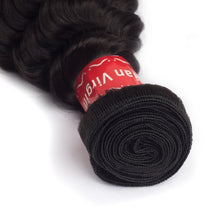 Load image into Gallery viewer, PREMIUM QUALITY 10-30 Inches Deep wave 100% Malaysian Human Hair Colour 1B Natural Black