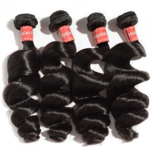 Load image into Gallery viewer, PREMIUM QUALITY 10-30 Inches Loose Wave 100% Malaysian Human Hair 1B Natural Black