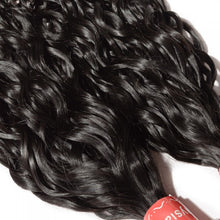 Load image into Gallery viewer, PREMIUM QUALITY 10-30 inches Natural wavy 100% Virgin Malaysian hair Colour 1B Natural Black