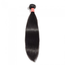 Load image into Gallery viewer, PREMIUM QUALITY 10-30 Inches Straight 100% Virgin Malaysian Hair 1B Natural Black