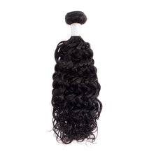 Load image into Gallery viewer, 10AA GRADE QUALITY 10-28 Inches Italian Curly 100% Indian Human Hair 1B Natural Black