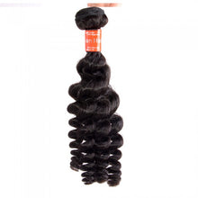 Load image into Gallery viewer, PREMIUM QUALITY 10-26 inches Funmi Egg curls 100% Virgin Malaysian human hair colour 1B Natural Black