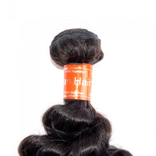 Load image into Gallery viewer, PREMIUM QUALITY 10-26 inches Funmi Egg curls 100% Virgin Malaysian human hair colour 1B Natural Black