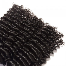 Load image into Gallery viewer, PREMIUM QUALITY 10-30 Inches Deep Wave 100% Virgin Peruvian Hair 1B Natural Black