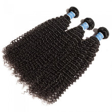 Load image into Gallery viewer, PREMIUM QUALITY 10-30 Inches Kinky Curly 100% Peruvian Human Hair 1B Natural Black