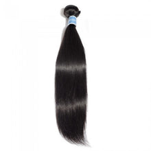 Load image into Gallery viewer, PREMIUM QUALITY 10-30 Inches Straight 100% Virgin Peruvian Human Hair 1B Natural Black