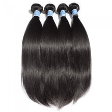 Load image into Gallery viewer, PREMIUM QUALITY 10-30 Inches Straight 100% Virgin Peruvian Human Hair 1B Natural Black