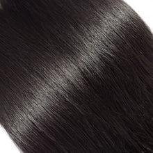 Load image into Gallery viewer, PREMIUM QUALITY 10-30 Inches Straight 100% Virgin Peruvian Human Hair 1B Natural Black