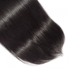 Load image into Gallery viewer, PREMIUM QUALITY 10-30 Inches Straight 100% Virgin Peruvian Human Hair 1B Natural Black