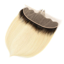 Load image into Gallery viewer, PREMIUM QUALITY 10-20 Inches 13" x 4" Body wave Free Part Full frontal Lace Closure #1B/613