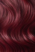 Load image into Gallery viewer, PREMIUM QUALITY 16-24 Inches Straight Nail Tip Remy Human Hair Extensions colour #99j Mahogany red