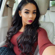 Load image into Gallery viewer, PREMIUM QUALITY 10-30 Inches Body Wave 100% Malaysian Human Hair 1B Natural Black