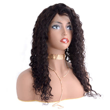 Load image into Gallery viewer, PREMIUM QUALITY #1B 14-24 Inches 13x6 Full Frontal Lace Wig 14-24 Inches Deep Curly wig