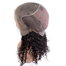 Load image into Gallery viewer, PREMIUM QUALITY #1B 14-24 Inches 13x6 Full Frontal Lace Wig 14-24 Inches Deep Curly wig