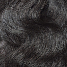 Load image into Gallery viewer, LUXURY PLATINUM 16 to 26 Inches #1B Jet Black 10 pieces Body wave Clip In Human Hair Extensions