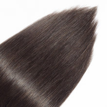 Load image into Gallery viewer, LUXURY PLATINUM 16 to 26 Inches colour #2 Jet Black 10 pieces Straight Clip In Human Hair Extensions