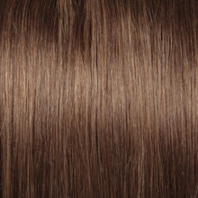 Load image into Gallery viewer, LUXURY PLATINUM 16 to 26 Inches Colour #8 Light brown 10 pieces Straight Clip In Human Hair Extensions
