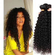Load image into Gallery viewer, PREMIUM QUALITY 10-30 inches Italian curly 1B 100% Malaysian human hair