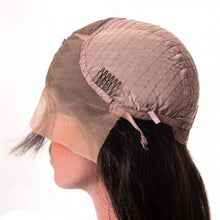 Load image into Gallery viewer, PREMIUM QUALITY #1B Undetectable Transparent 13x6 Lace Wig 14-24 Inches Straight Brazilian wig