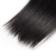 Load image into Gallery viewer, PREMIUM QUALITY 10-30 Inches Straight 100% Virgin Indian Hair 1B Natural Black