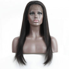 Load image into Gallery viewer, PREMIUM QUALITY #1B Full Lace Lace Wig 14-24 Inches Straight Brazilian hair