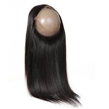 Load image into Gallery viewer, PREMIUM QUALITY 10-20 Inches 22" x 4"x 2" Sleek Straight #1B Natural Black 360 Lace Frontal