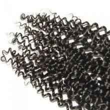 Load image into Gallery viewer, PREMIUM QUALITY 10-20 Inch 4" x 4" Italian Curly 3 way Part Lace Closure #1B Natural Black