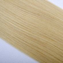 Load image into Gallery viewer, PREMIUM QUALITY 16-24 Inches Straight Nail Tip Remy Human Hair Extensions colour #613 Light Blonde