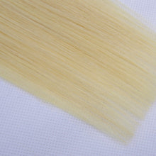 Load image into Gallery viewer, PREMIUM QUALITY 16-24 Inches Straight Nail Tip Remy Human Hair Extensions colour #613 Light Blonde